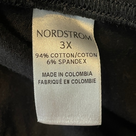 Nordstrom To Go Capri Leggings Black Size 3X - Picture 4 of 7